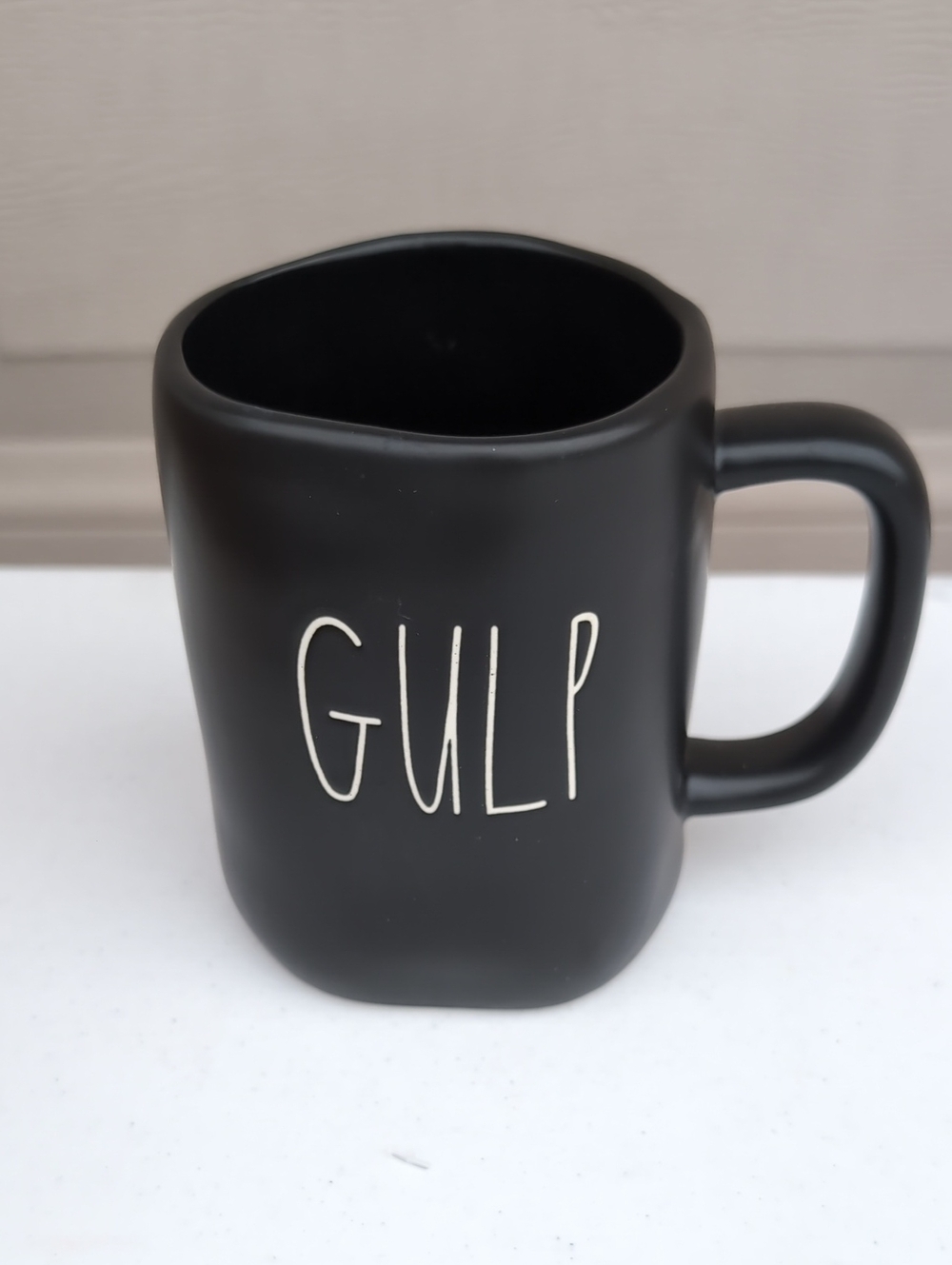 Black 'GULP' Rae Dunn Mug